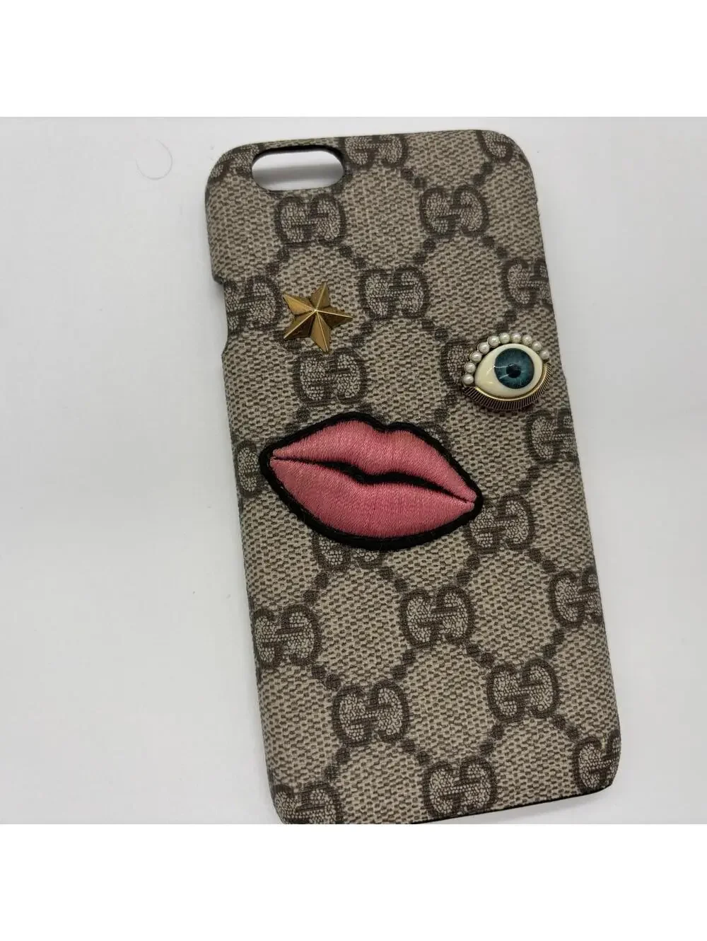 GUCCI GG iPhone 6 Case Embroidered Face